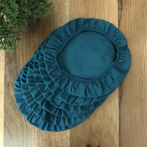 Amerikan Servis Supla Kılıfı Altın Renk Desen (6 Adet)