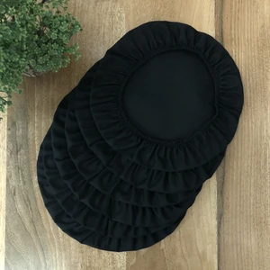 Amerikan Servis Supla Kılıfı Altın Renk Desen (6 Adet)