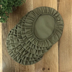 Amerikan Servis Supla Kılıfı Altın Renk Desen (6 Adet)