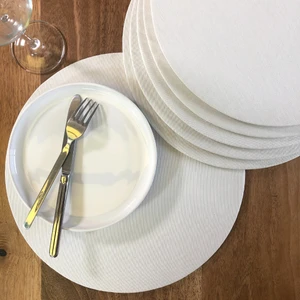 Amerikan Servis Supla Krem Renk (6 Adet)