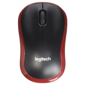 Logıtech M185 Nano Mouse Kablsz Black/red 910-002237
