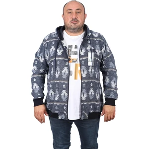 Moc Grande Mocgrande Oduncu Kapüşonlu Sweatshirt Original 22221-LACIVERT