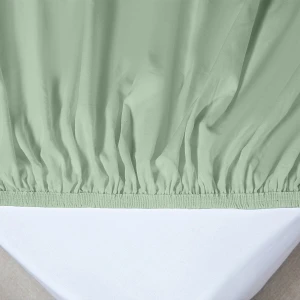 White Home Ozanhom Battal Boy  180 x 200 Lastikli Akfil Pamuk Kumaş Fithit Çarşaf Seti