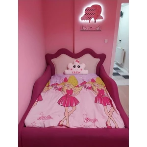 Puf Bebe Pembe Çocuk Yatağı 100 x 200 cm