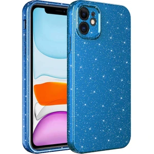 Apple iPhone 11 Kılıf Simli Silikon Lüks Kapak