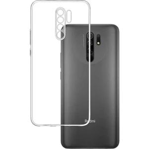 Fitcase Xiaomi Redmi 9 Kılıf Kamera Korumalı Silikon Şeffaf Arka Kapak