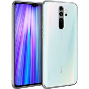 Fitcase Xiaomi Redmi Note 8 Pro Kılıf Kamera Korumalı Silikon Şeffaf Arka Kapak