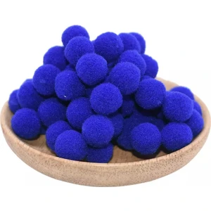Yumuşak Keçe Peluş Ponpon 2 cm 50 Adet