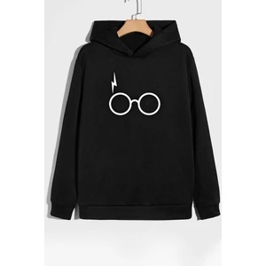 Unisex Potter Baskılı Sweatshirt
