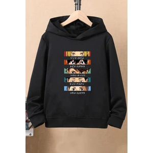 Unisex Cosplay Haikyuu Baskılı Sweatshirt