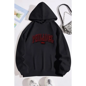Unisex Philadelphia Baskılı Sweatshirt