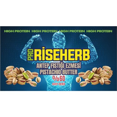 Riseherb Organik Antep Fıstığı Ezmesi 200Gr Pistachio Butter