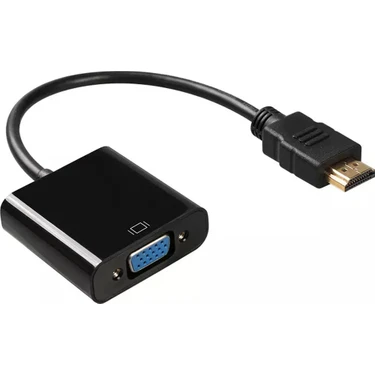 Batcell HDMI To VGA Dönüştürücü Çevirici Ekran Görüntü Aktarıcı Monitör Görüntü Analog