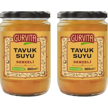 Gurvita Tavuk  Suyu Sebzeli 660 ml