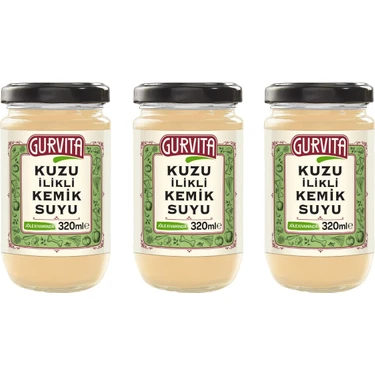 Gurvita Kuzu Ilikli Kemik Suyu 320 ml