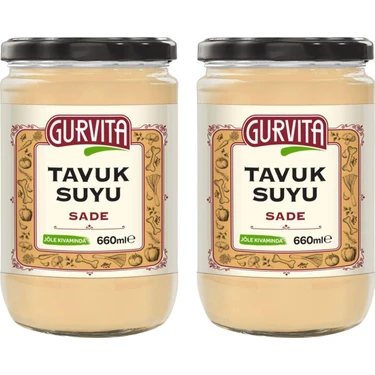 Gurvita Tavuk  Suyu Sade 660 ml