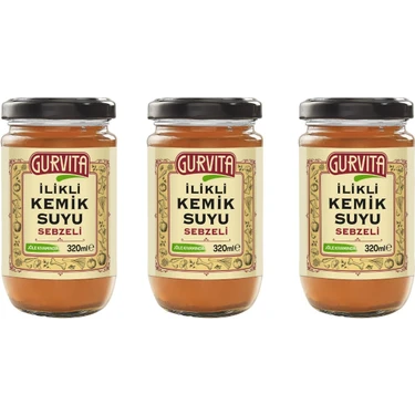 Gurvita Ilikli Kemik Suyu Sebzeli 320 ml