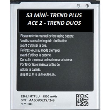 Miscellaneous lever Perch Samsung Galaxy Ace 2 - S3 Mini - Trend Plus Batarya Fiyatı