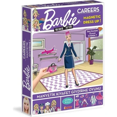 Barbie Kariyer Manyetik Kıyafet Giydirme