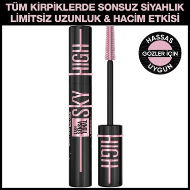 Maybelline New York Lash Sensational Sky High Cosmic Black Siyah