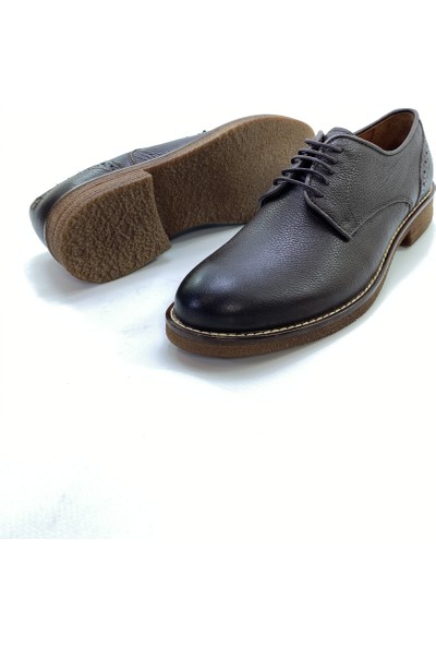 LEOPAR BY BRONZEFACE Kahverengi Deri Erkek Klasik Ayakkabı