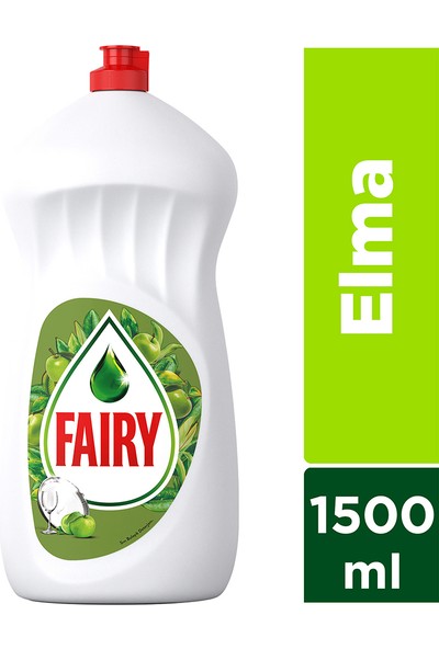 Fairy 1500 ml Sıvı Bulaşık Deterjanı Temiz ve Ferah Elma Kokulu