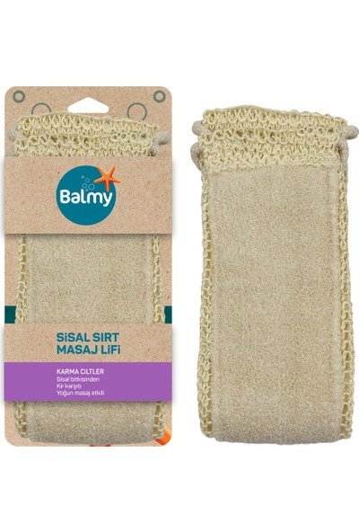 Balmy Sisal Sırtmasaj Lifi