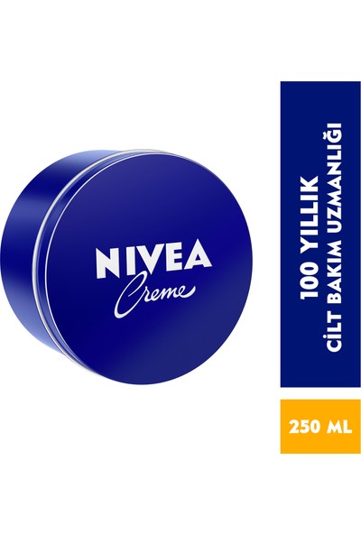 NIVEA Creme 250ml,Bakım Yapan Koruma, Tüm Ciltler için Nemlendirici Krem