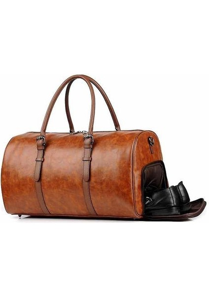 Seyahat Için Erkek Yüksek Duffel Çantası Siyah (Yurt Dışından) fiyatları