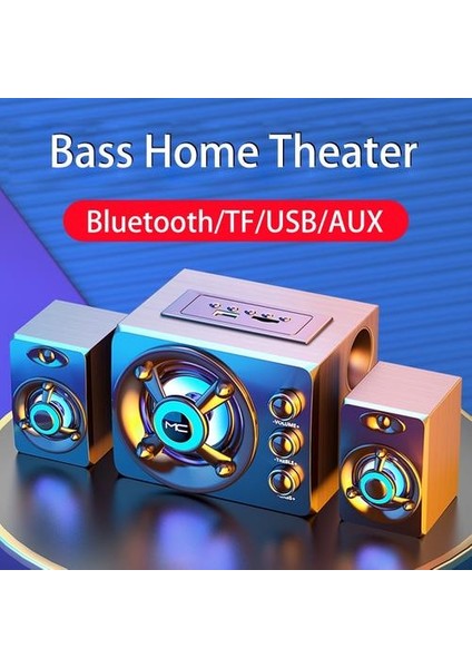USB Kablolu Moda Masaüstü Bilgisayar Hoparlör Bilgisayar Hoparlör Için Stereo Müzik Çalar Subwoofer Ses Kutusu Için Bluetooth Hoparlör (Yurt Dışından)