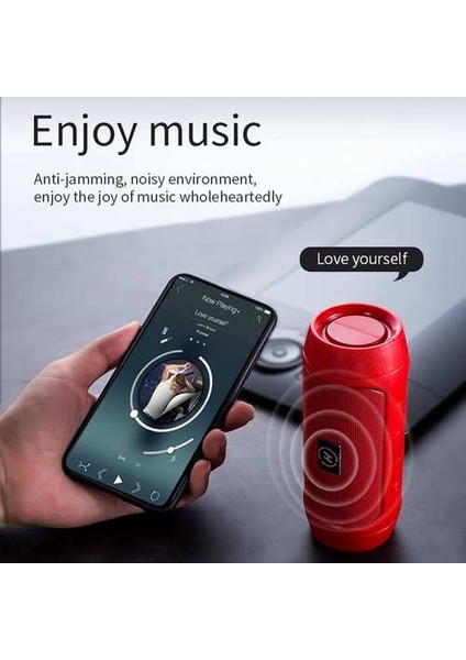 Yüksek Güçlü 40 W Bluetooth4.0 Hoparlör Bas Taşınabilir Sütun Kablosuz Stereo Subwoofer Müzik Piling Merkezi Soundbox USB (Yurt Dışından)