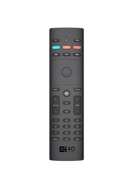 G40 G40S Ses Arama Hava Fare 33KEYS Ir Öğrenme Gyro 2.4g Akıllı Uzaktan Kumanda Roku Için Roku Için Vizio Android Tv Kutusu (Yurt Dışından)