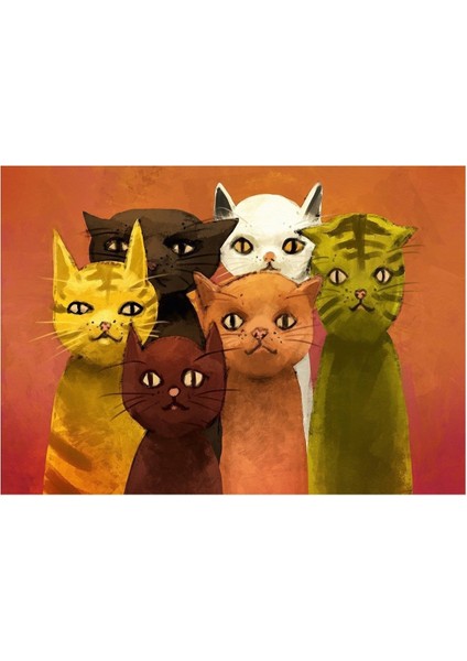 5092/ART Art Puzzle, Kediler Takımı 500 Parça Puzzle fiyatları