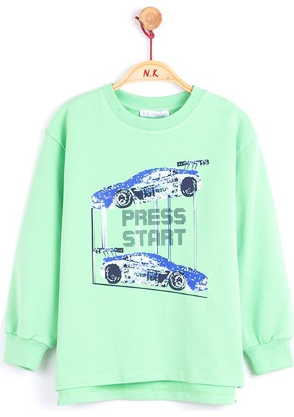 NM43515 Erkek Çocuk Race Car Sweat