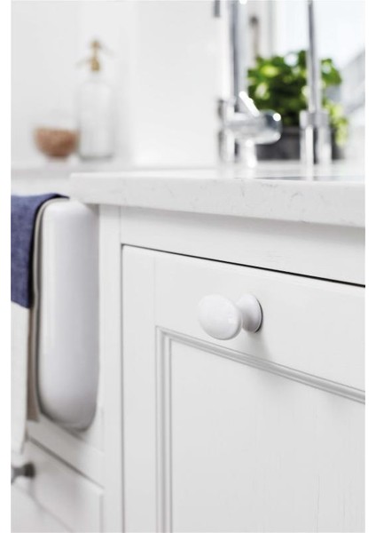 Furnipart Kulp Ceremic Knob Oval 030MM Beyaz