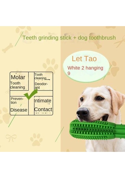 Köpek Molar Çubuk, Kauçuk Molar Temizlik Oyuncak (Yurt Dışından)