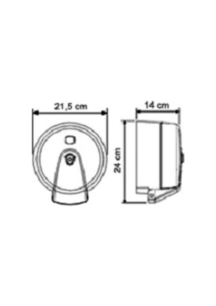 Vialli K3T Mini Cimri Içten Çekmeli Tuvalet Kağıdı Dispenseri Şeffaf fiyatları