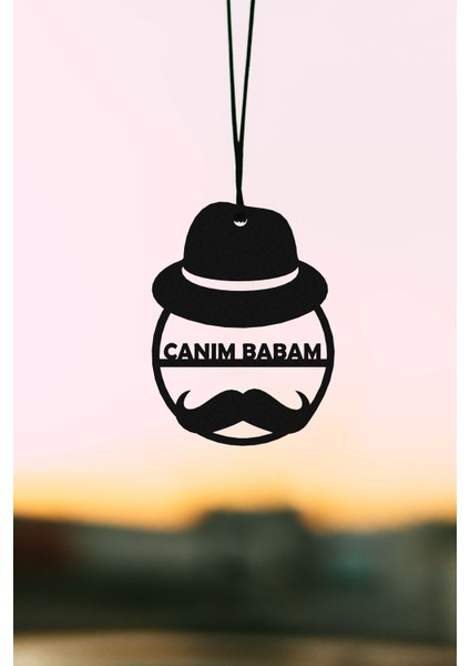 Metal Araba Süsü Canım Babam Motif Dikiz Aynası Süsü Hediyelik fiyatları