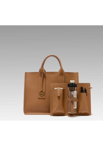 Pure Maxı Camel El Çantası
