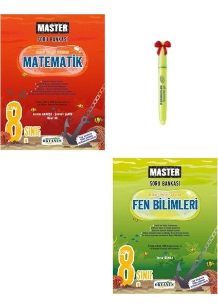 LGS 8. Sınıf Master Matematik ve Fen Bilimleri Soru Bankası