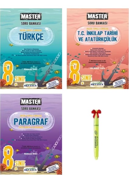 LGS 8. Sınıf Master Türkçe Paragraf İnkılap Soru Bankası