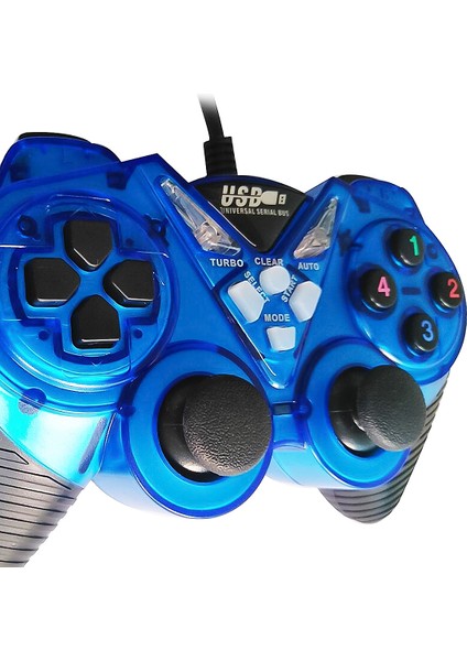 Kablolu Titreşim Pc Usb Gamepad (Siyah) (Yurt Dışından)
