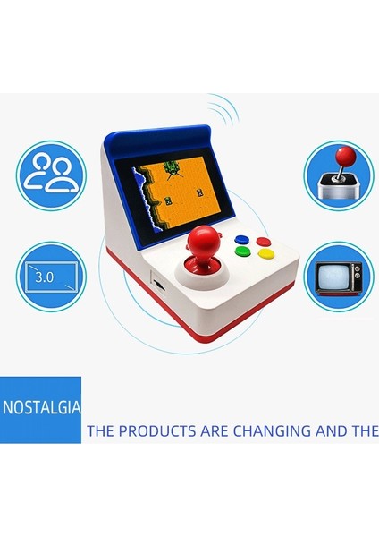 Mini Joystick Game Console, Product Color: Blue (Yurt Dışından)
