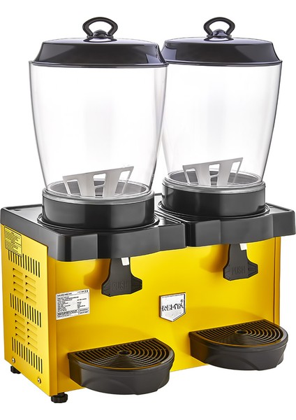 Royal Mini Çiftli Şerbet ve Ayran Soğutucu 11+11 Lt - ST35