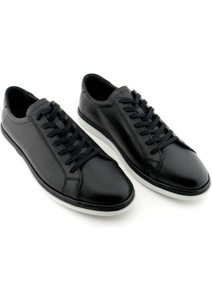 Siyah Erkek Casual Deri Ayakkabı fırsatları