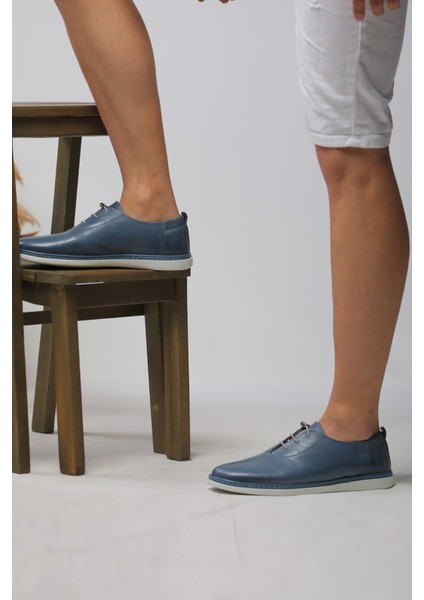 Mavi Erkek Casual Deri Ayakkabı fiyatları