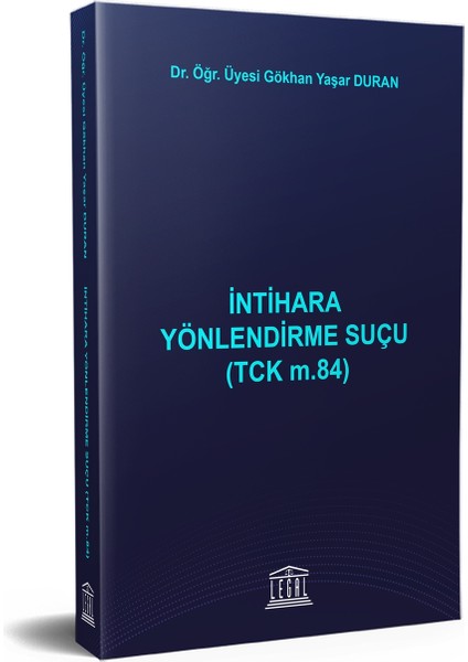 İntihara Yönlendirme Suçu (Tck M.84)