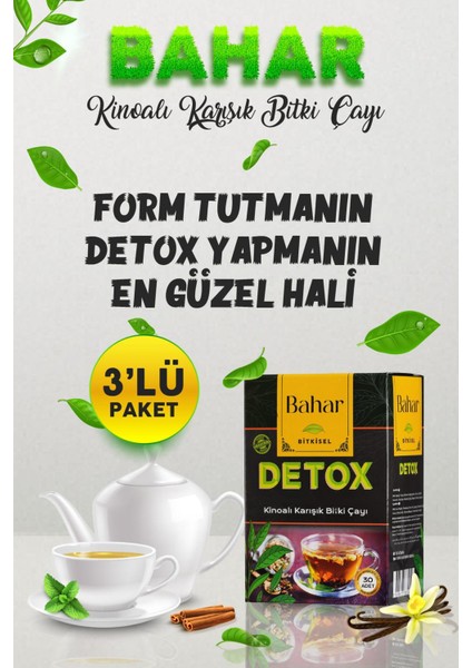 Kinoa Bitki Çayı 30 x 3 Süzen Poşet