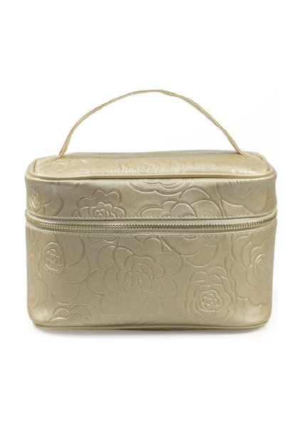 Pvc Kozmetik Çantası, Seyahat Taşınabilir Büyük Kapasite Için Uygun Gül Deseni Kozmetik Depolama Kozmetik Çantası Için Uygun (Yurt Dışından)