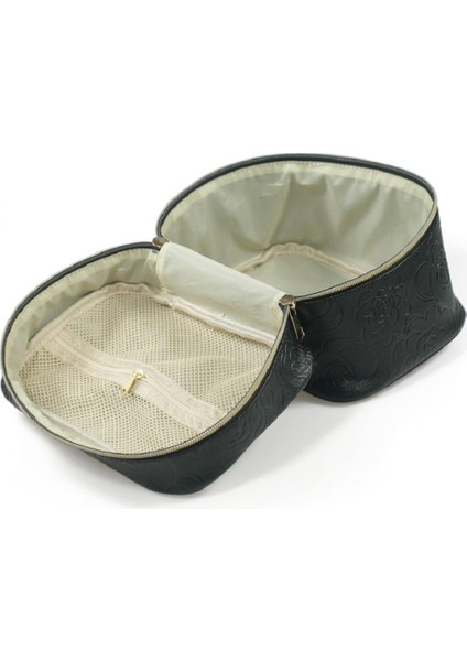 Pvc Kozmetik Çantası, Seyahat Taşınabilir Büyük Kapasite Için Uygun Gül Deseni Kozmetik Depolama Kozmetik Çantası Için Uygun (Yurt Dışından) fırsatları